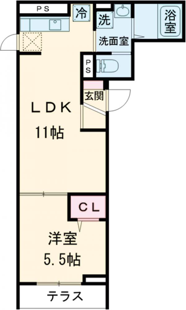 セレスティア東向島の間取り
