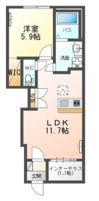 colline(コリーヌ)の間取り