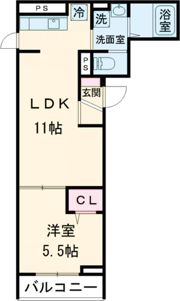 セレスティア東向島の間取り