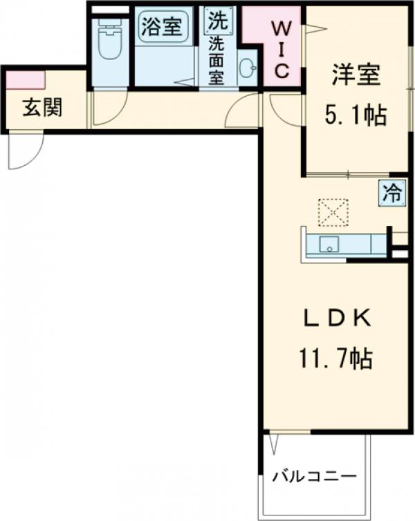 セレスティア東向島の間取り