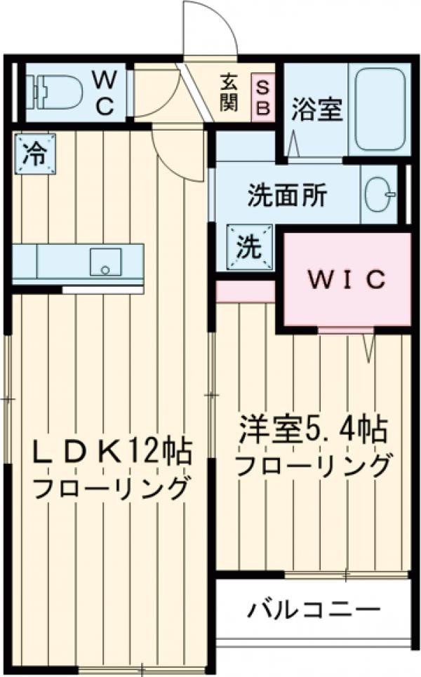 グラン　ウィステリア・102号室の間取り