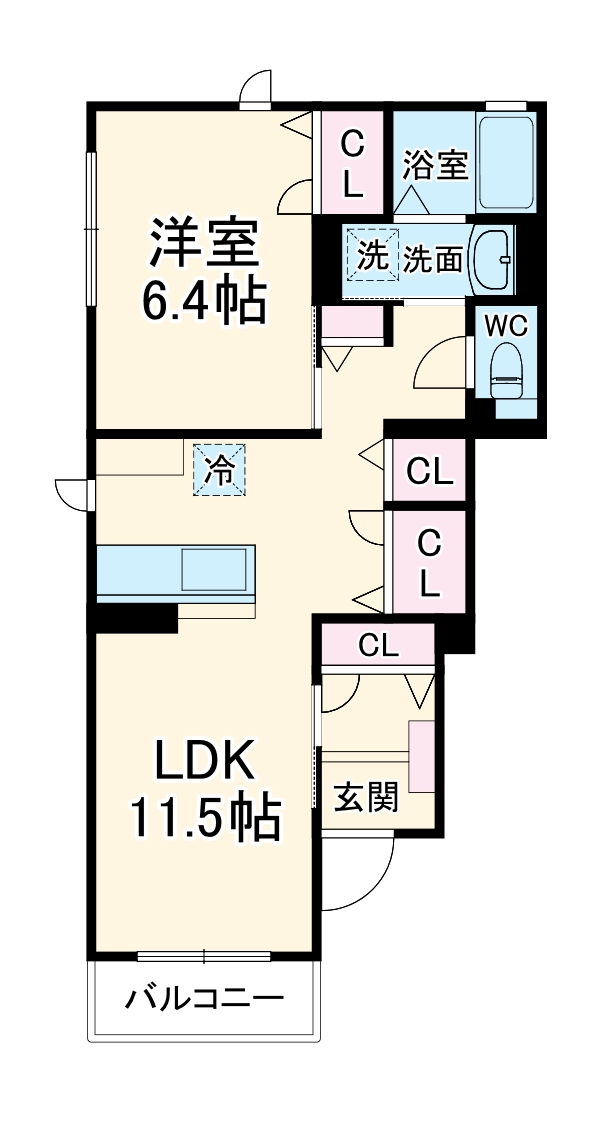 ルリアン縁の間取り