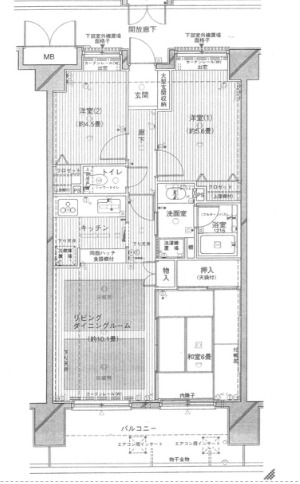 ダイアパレス千城台Ⅱの間取り
