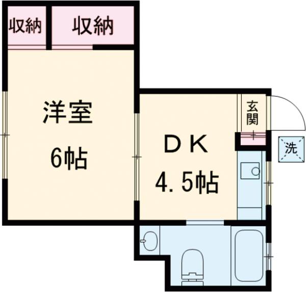 新井ビルの間取り