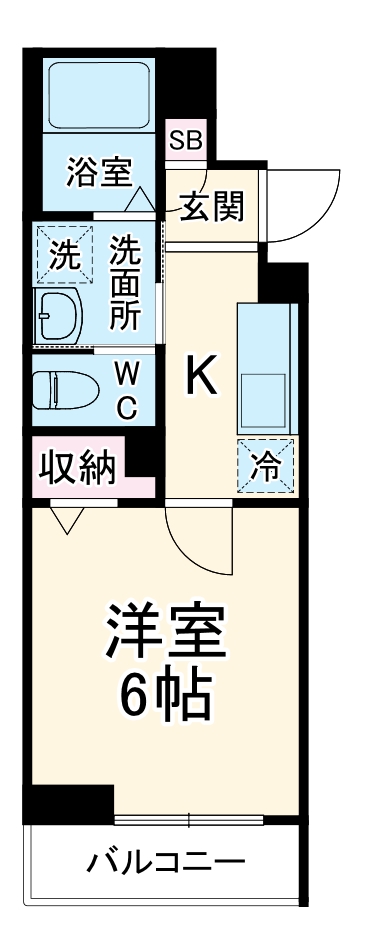 robot home柳瀬川Ⅲ・102号室の間取り