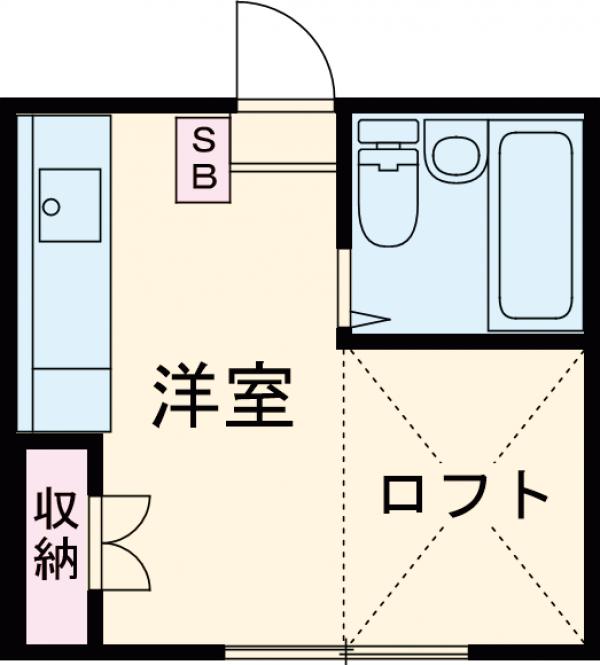 高尾シティコーポの間取り