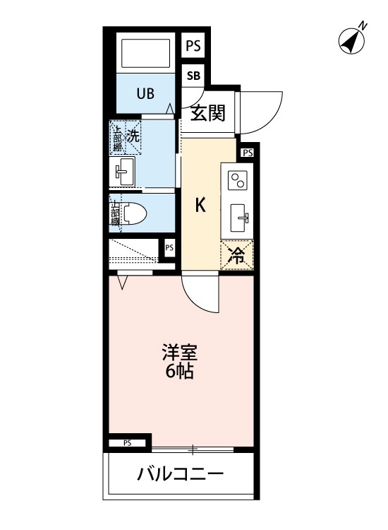robot home柳瀬川Ⅲ・202号室の間取り