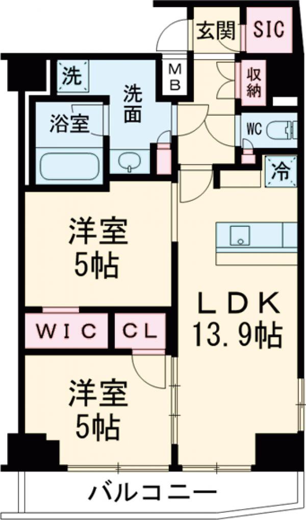 Cedar Plaza目黒本町の間取り