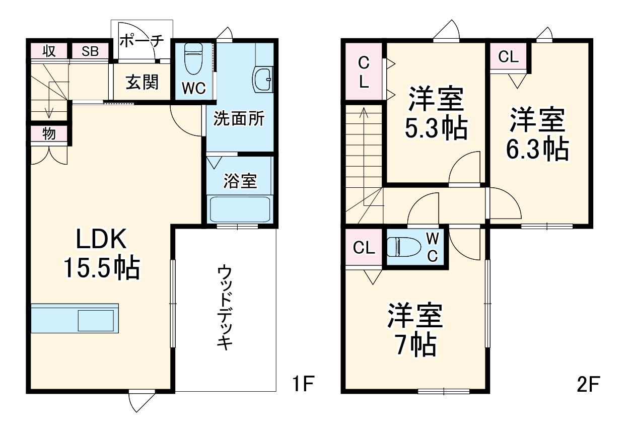 アルトモンテ Aの間取り