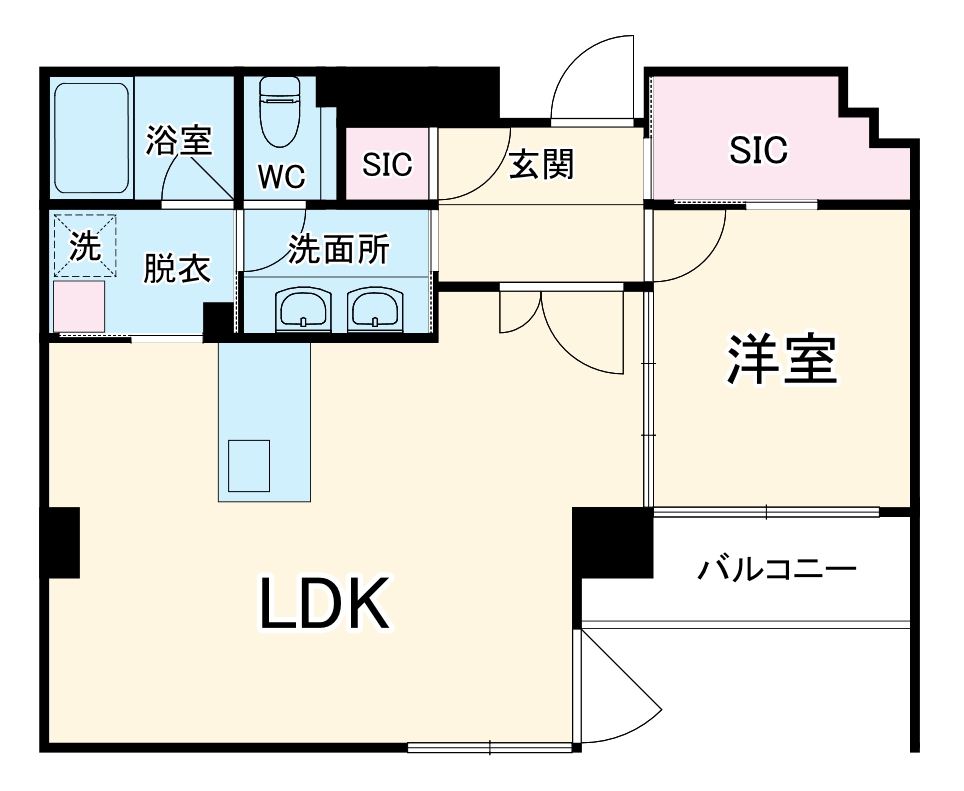 magnifique kitasakiurazukaの間取り