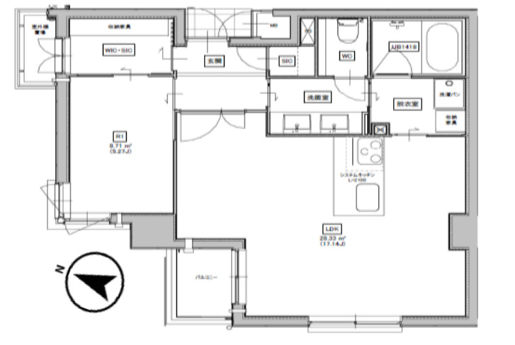magnifique kitasakiurazukaの間取り