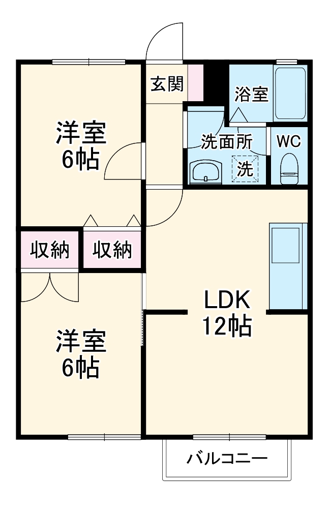ミーテルーチェ村松の間取り