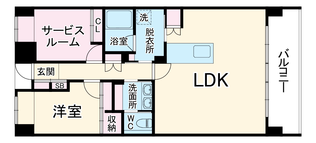magnifique kitasakiurazukaの間取り