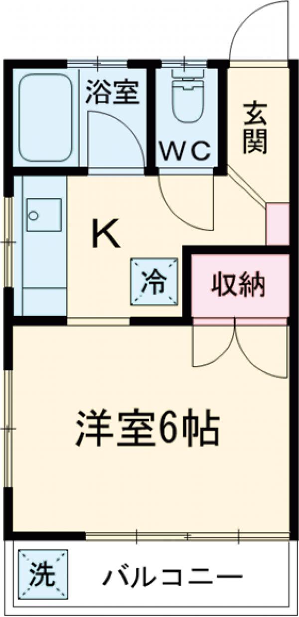 コーポルーセントの間取り
