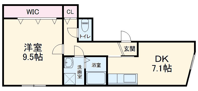 第1匠優ビルの間取り
