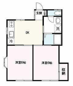 コーポ塩川・101号室の間取り
