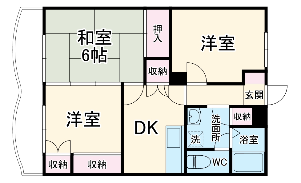 リバティー小泉の間取り