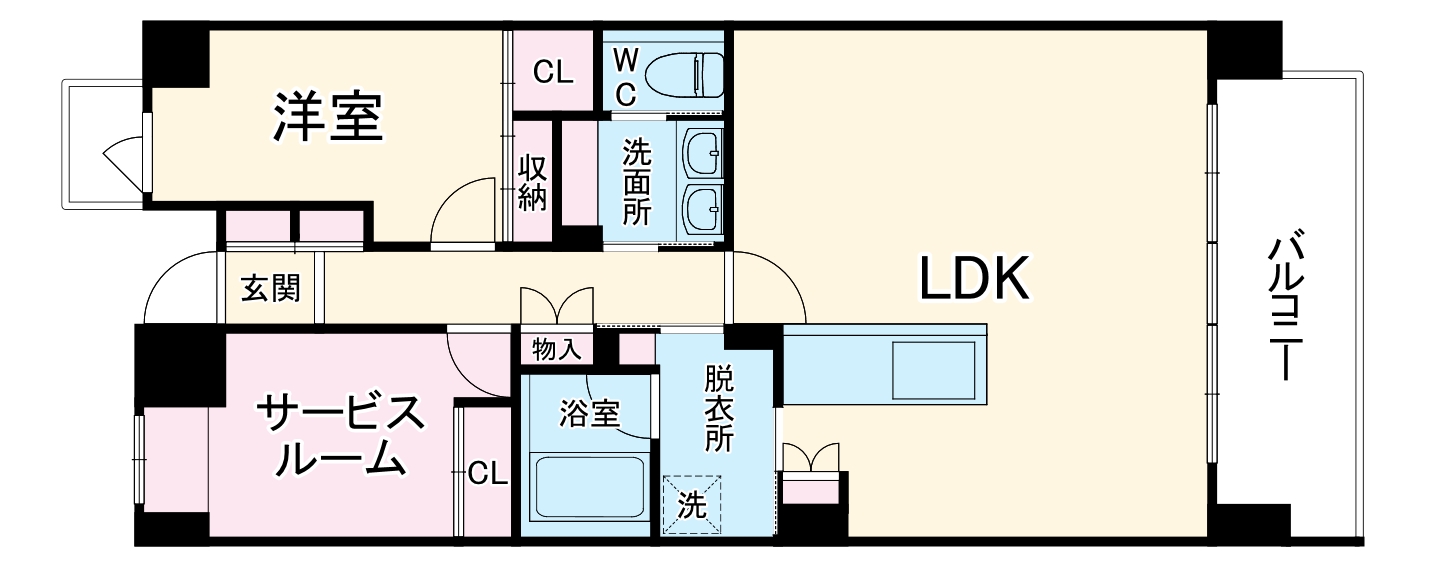 magnifique kitasakiurazukaの間取り
