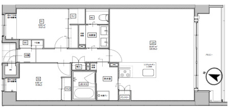 magnifique kitasakiurazukaの間取り