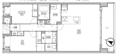 magnifique kitasakiurazukaの間取り
