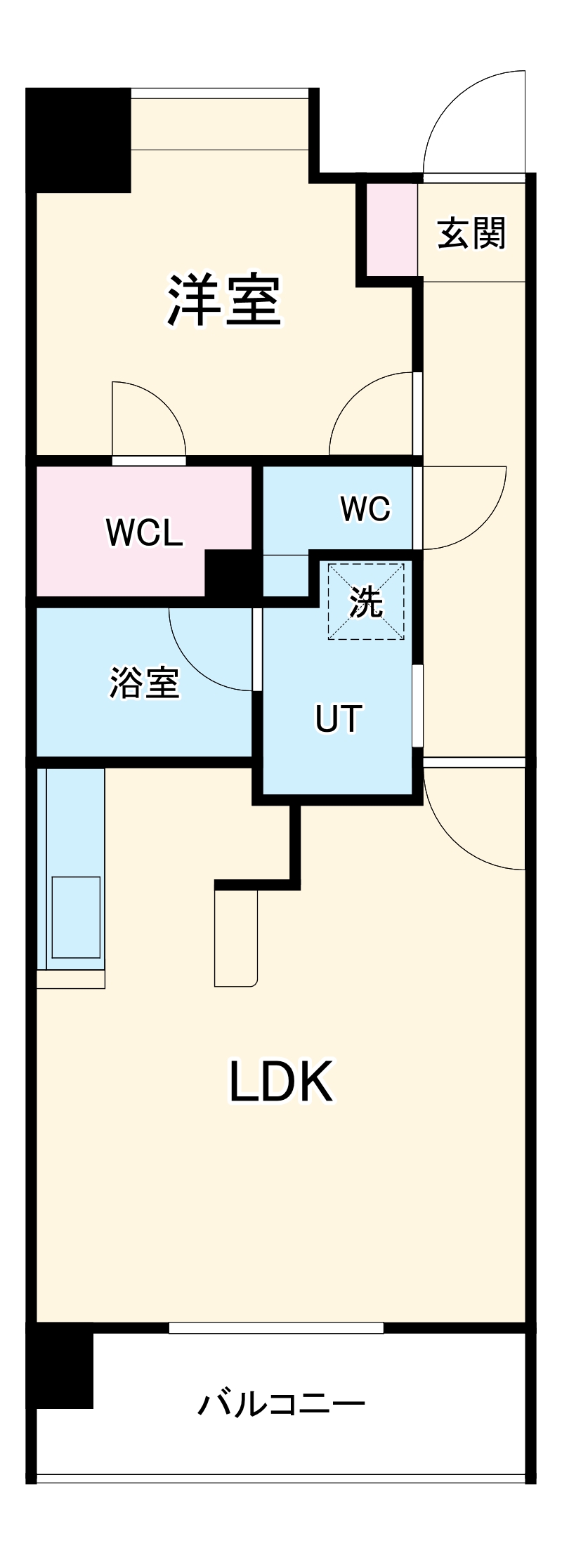 サプリーム大田川の間取り