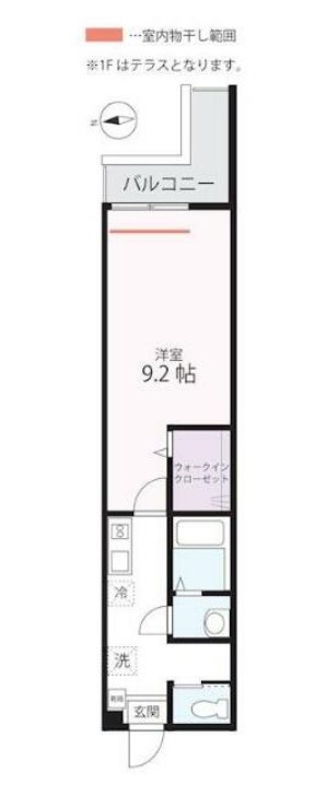 ハーミットクラブハウス横浜桜木町南の間取り
