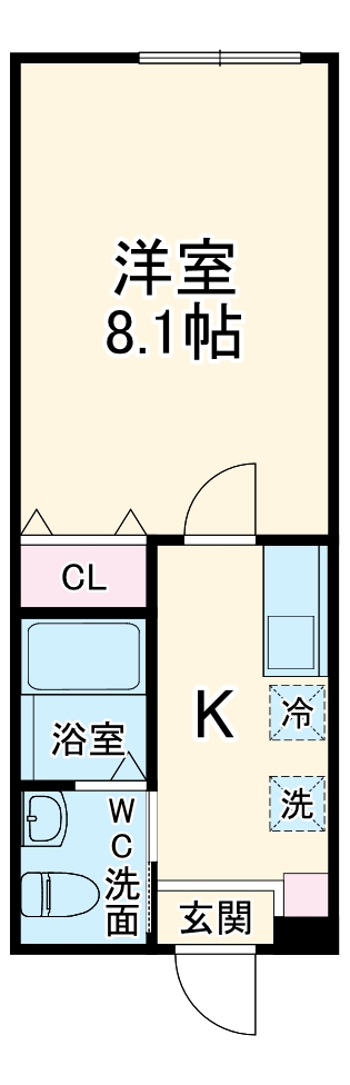 ハーミットクラブハウスmix根岸(仮)の間取り