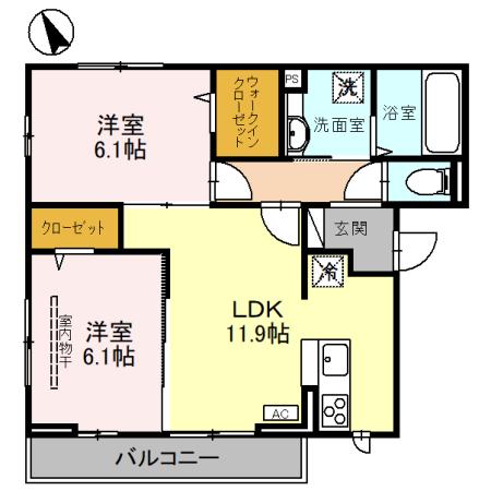 ドエルHの間取り