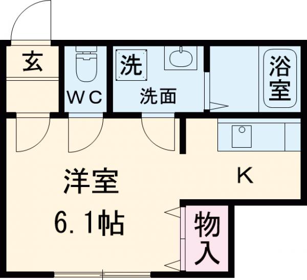 エルバード石川の間取り