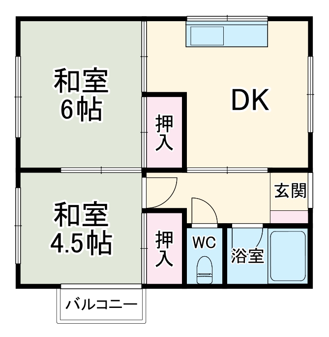 相澤コーポの間取り