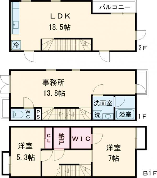リオプラド東松原の間取り