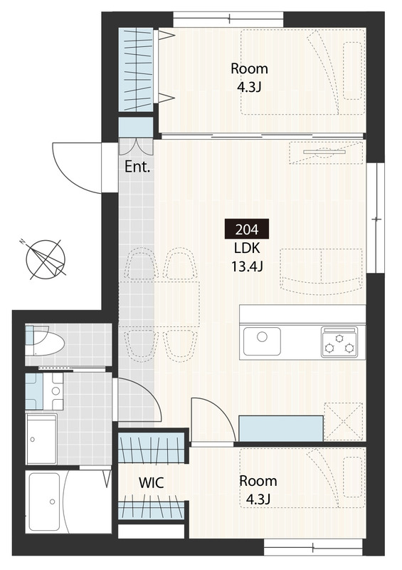 西日暮里レーベルグランデの間取り