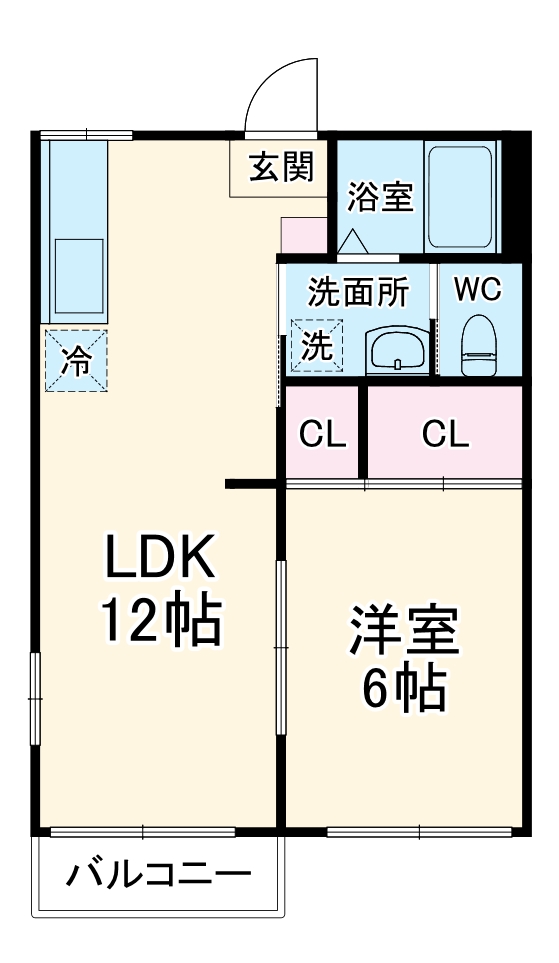 桜花園ハイツの間取り