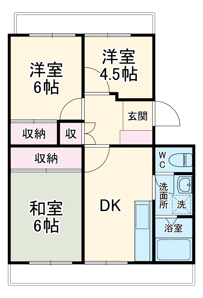 ピースフル18の間取り