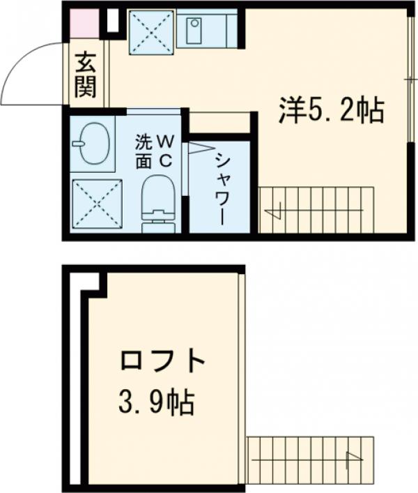 メゾン堀切菖蒲園・105号室の間取り
