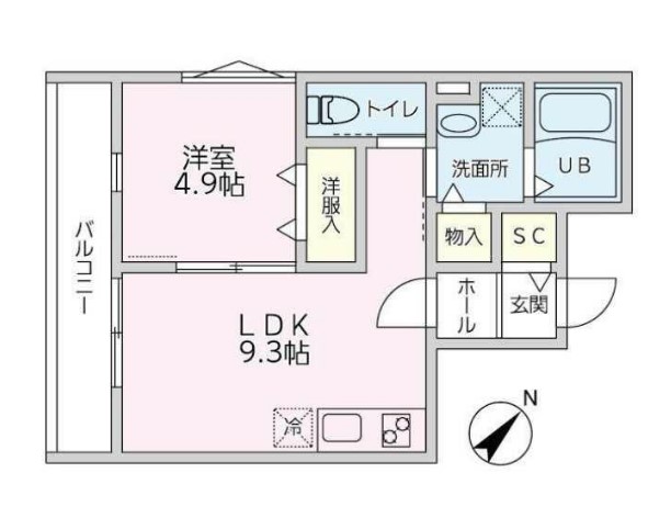 池谷邸賃貸マンション・104号室の間取り