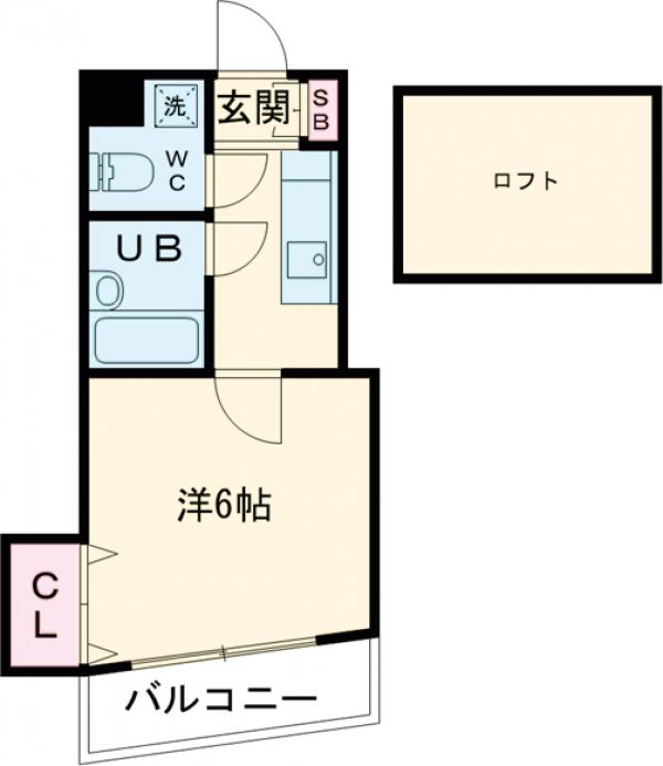 サンクレスト戸越・403号室の間取り