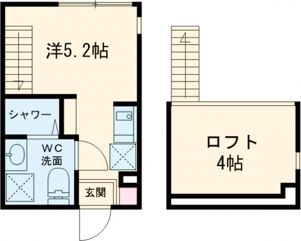 メゾン堀切菖蒲園・201号室の間取り