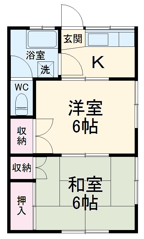 グリーンコーポBの間取り