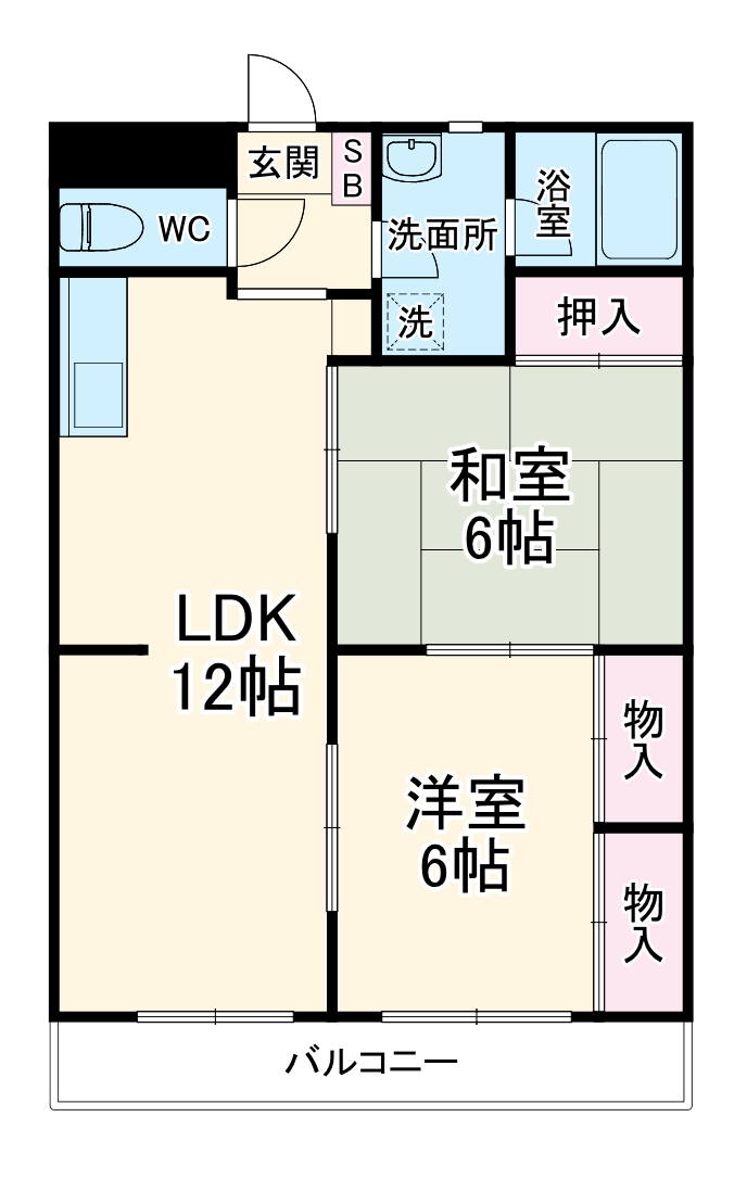 シャングリラコスモの間取り