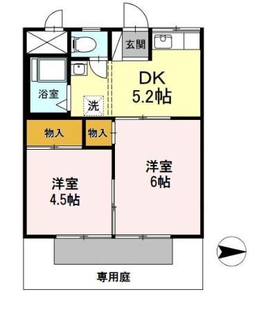 コーポ神明の間取り