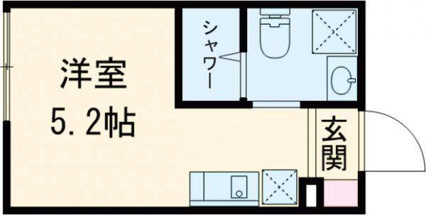 ハーモニーテラス堀切Ⅴ・101号室の間取り