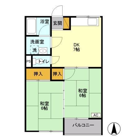 メゾン梨花の間取り