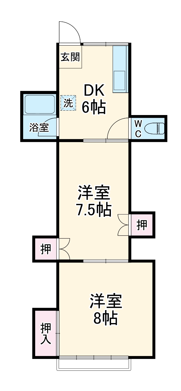 ハイツオーデンの間取り