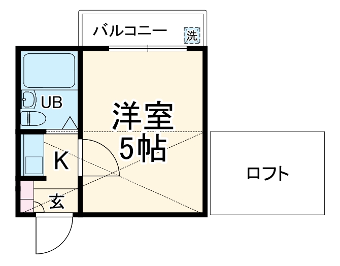 FLAT-Bの間取り