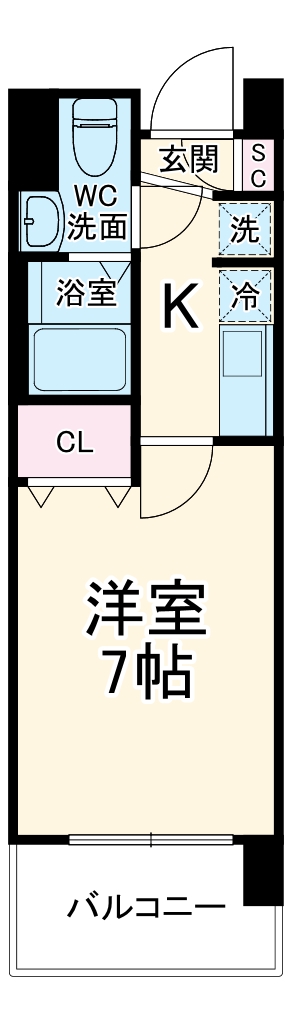 プレール・ドゥーク西川口Ⅱの間取り