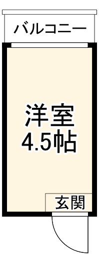 中切町マンションの間取り