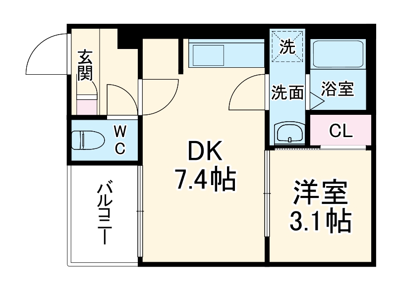R-SMART 新栄2の間取り