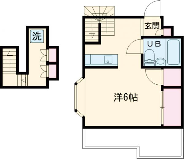 MYフラット宮堀の間取り