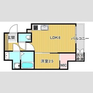 Krystal FimethⅡ番館の間取り